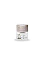 Skincare jar with a white background
